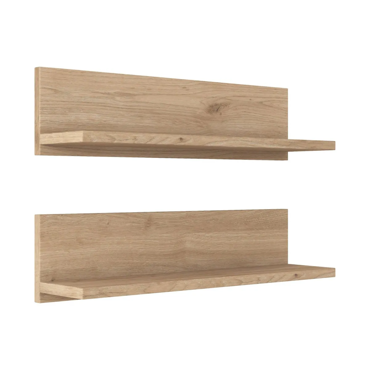 Mensole > Dmora Mensola muro 13x60cm noce e bianca - Nebbia Bianco, Marrone Noce