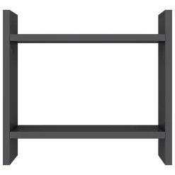 Mensole > Dmora Mensola 2 Ripiani Sfumatura Colore Struttura Antracite 34x10x30h cm, - Morfasso Nero Antracite