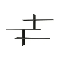 Mensola parete design 22x123cm antracite - Antani
