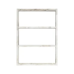 Mensola parete 9x43cm grigio e bianca - Bulbul