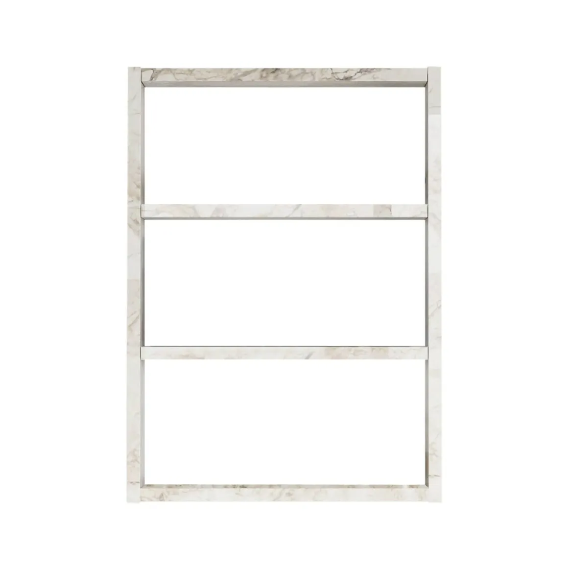 Mensola parete 9x43cm grigio e bianca - Bulbul