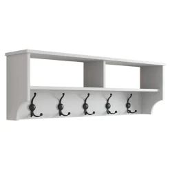 Mobile appendiabiti 120x37h cm 5 posti bianco - Egay