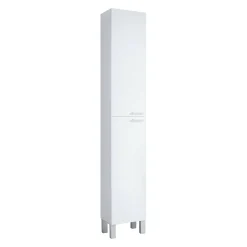 Mobile colonna bagno classico 2 ante 30x182h cm bianco lucido - Ark