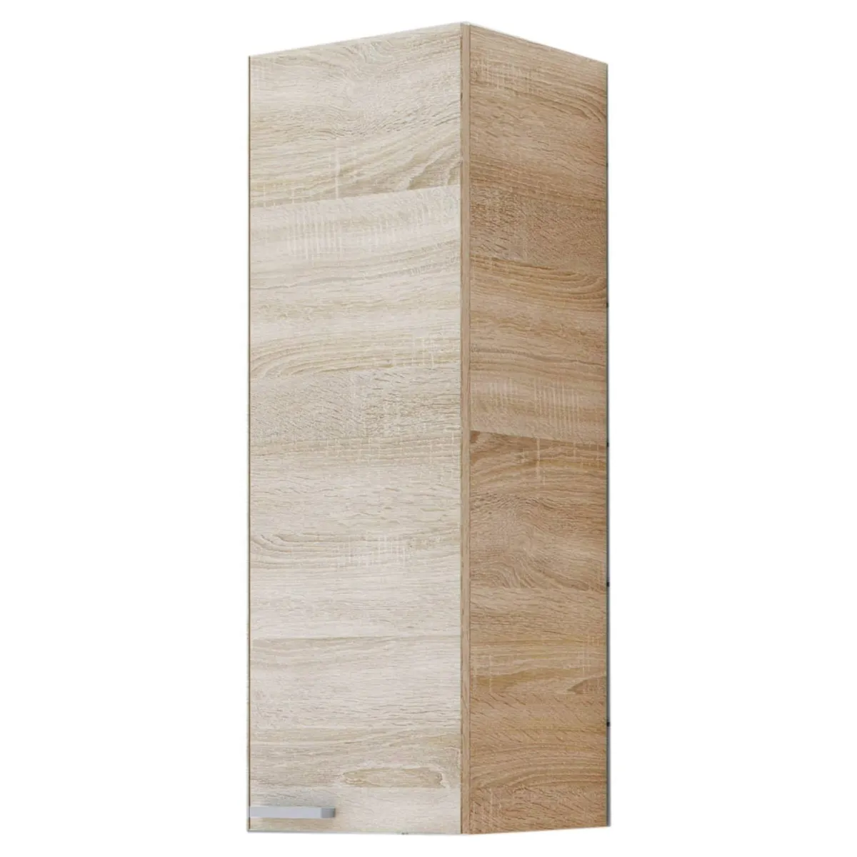 Bagno|Lavanderia > Dmora Mobile colonna bagno 30x85h cm rovere - Alcott Marrone Rovere