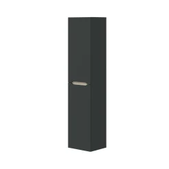 Mobile Colonna Nero Antracite Marrone Rovere Modulabile Cassetti 31x26x135h cm, 2 Ripiani - Arissa