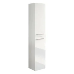 Mobile colonna sospesa 2 ante 30x150h cm bianco lucido - Notte