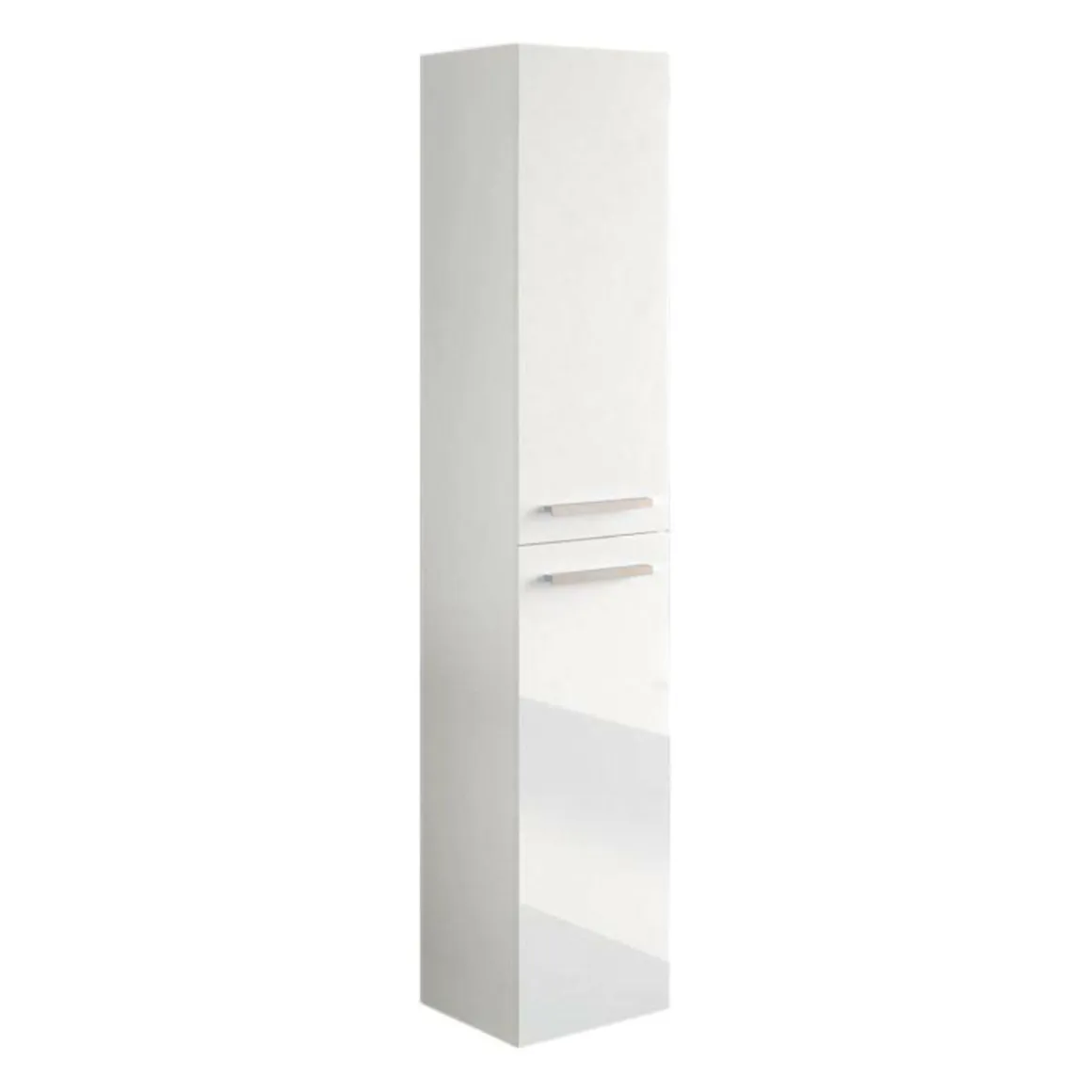 Mobili Colonna|Bagno > Dmora Mobile colonna sospesa 2 ante 30x150h cm cemento - Notte Grigio Cemento