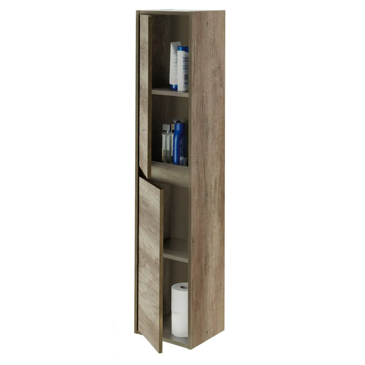 Mobile colonna sospeso 2 ante 30x140h cm quercia - Aladin