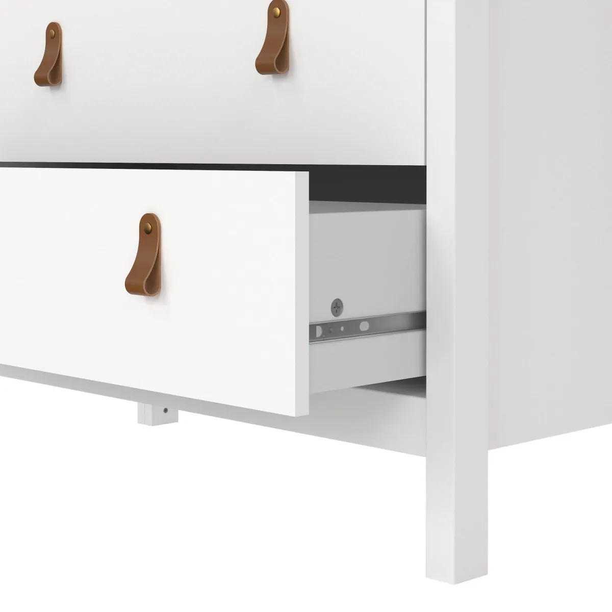 Vetrine > Dmora Mobile con vetrina 2 ante 78x32x199h cm - Lazio Bianco