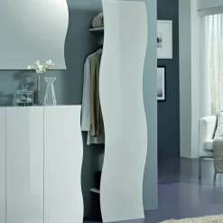 Mobile da ingresso a muro bianco lucido 40x186h cm - Alilia