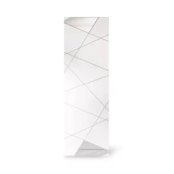 Mobili Da Ingresso > Dmora Mobile da Ingresso Bianco Lucido Bianco Appendiabiti 6 Paia 78x31x186.5h cm, 2 Ripiani - Medolla Bianco, Bianco Lucido