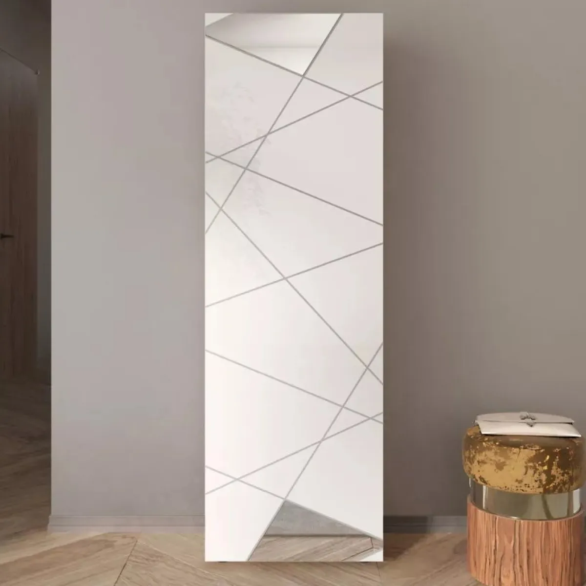 Mobili Da Ingresso > Dmora Mobile da Ingresso Bianco Lucido Bianco Appendiabiti 6 Paia 78x31x186.5h cm, 2 Ripiani - Medolla Bianco, Bianco Lucido