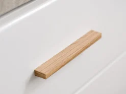 Mobili Da Ingresso > Dmora Mobile da Ingresso Bianco Opaco Marrone Rovere Nodi Specchio Incluso un Cassetto 141x35x189.5h cm, 6 Ripiani - Longa Marrone Rovere Nodi, Bianco Opaco