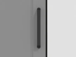 Mobili Da Ingresso > Dmora Mobile da Ingresso Grigio Marrone Rovere un Cassetto 2 Ripiani 60.5x41x105h cm, Un'anta - Rogeno Marrone, Grigio Rovere