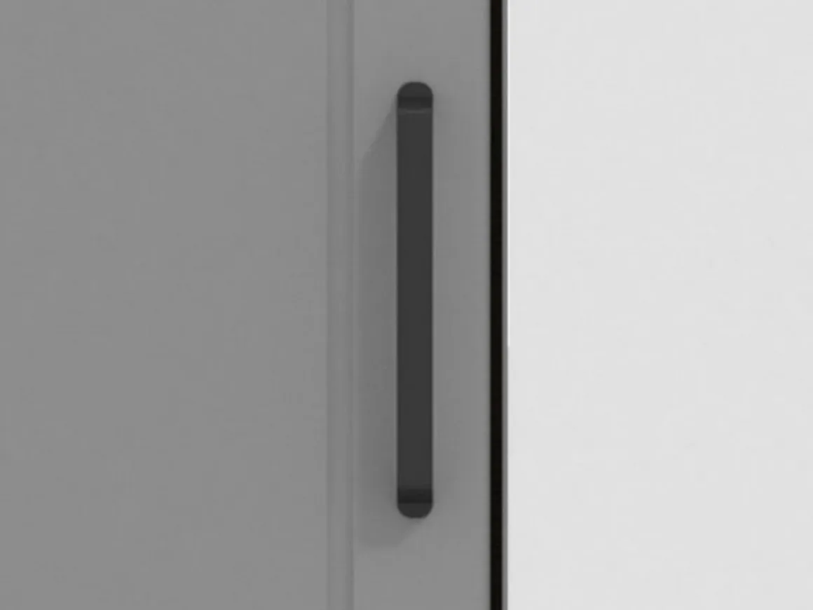 Mobili Da Ingresso > Dmora Mobile da Ingresso Grigio Marrone Rovere un Cassetto 2 Ripiani 60.5x41x105h cm, Un'anta - Rogeno Marrone, Grigio Rovere
