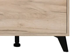 Mobili Da Ingresso > Dmora Mobile da Ingresso Marrone Rovere Nodi Beige 6 Paia 7 Ripiani 74x33x183h cm, Appendiabiti - Formigaro Beige, Marrone Rovere Nodi