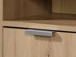 Mobili Da Ingresso > Dmora Mobile da Ingresso Marrone Rovere Nodi Nero Antracite 6 Paia 7 Ripiani 74x33x183h cm, Appendiabiti - Formigaro Nero Antracite, Marrone Rovere Nodi