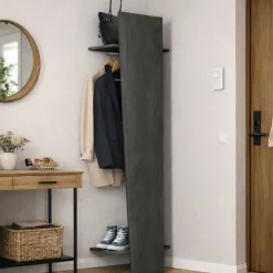 Mobile ingresso da parete antracite 50x200h cm - Allinko