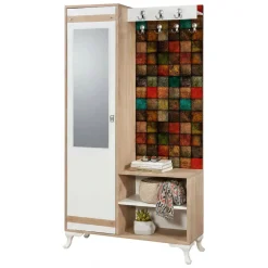 Mobile ingresso quercia e multicolore 100x190h cm - Sugilite