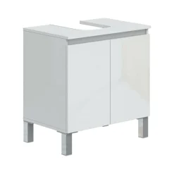 Mobile lavabo 2 ante 60x40x63h cm bianco lucido - Jerome