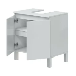 Mobile lavabo 2 ante 60x40x63h cm bianco lucido - Jerome