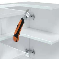 Mobile lavabo 2 ante 60x40x63h cm bianco lucido - Jerome