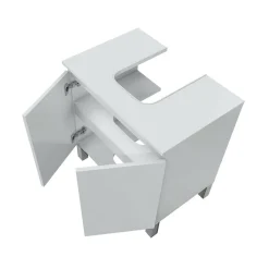 Mobile lavabo 2 ante 60x40x63h cm bianco lucido - Jerome