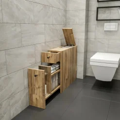 Mobile lavabo 2 cassetti 20x60x55h cm quercia - Isidora