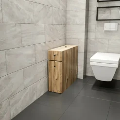 Mobile lavabo 2 cassetti 20x60x55h cm quercia - Isidora