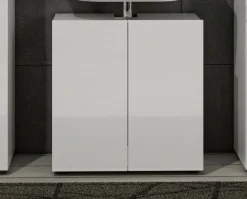 Mobile lavandino 2 ante 60x34x62h cm bianco lucido - Vione
