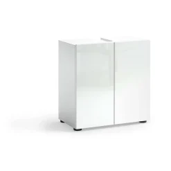 Mobile lavandino 2 ante 60x34x62h cm bianco lucido - Vione
