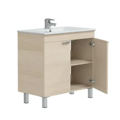 Mobile lavandino 2 ante 80x45x80h cm rovere - Florante