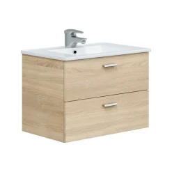 Mobile lavandino 2 cassetti 70x45x50h cm rovere - Tico