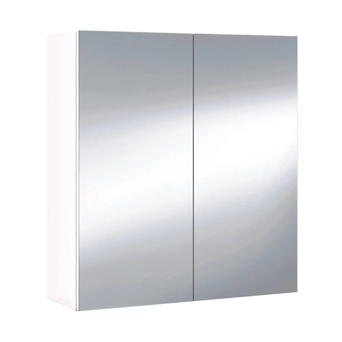 Cucina|Mobili Pensili > Dmora Mobile pensile 2 ante 60x65h cm - Andaluso Bianco Lucido