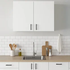 Mobile pensile 2 ante 80x59h cm bianco - Thyra
