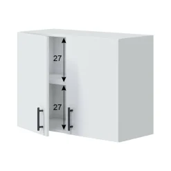 Mobile pensile 2 ante 80x59h cm bianco - Thyra