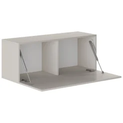 Mensola Bagno|Mobili Pensili > Dmora Mobile Pensile Beige Modulabile un Ripiano 100x40h cm, Un'anta - Pimonte Beige Cashmere