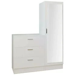 Mobile per ingresso con 3 cassetti bianco 60x72h cm - Jaime