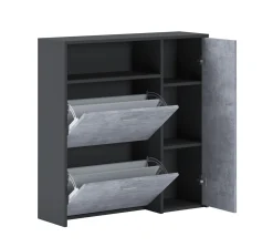 Mobili Da Ingresso|Ingresso > Dmora Mobile per ingresso da parete ardesia 50x200h cm - Allinko Grigio Ardesia