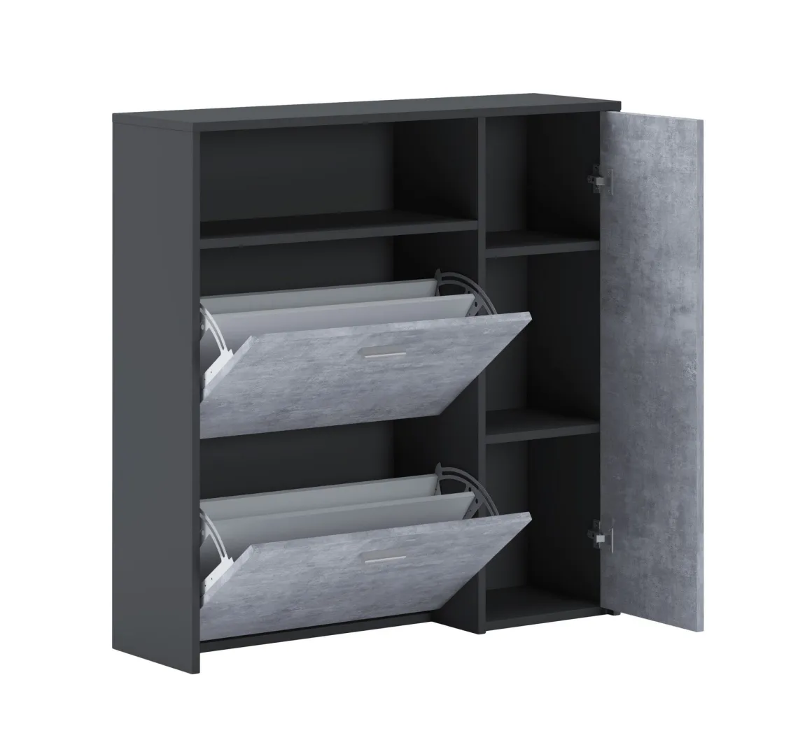 Mobili Da Ingresso|Ingresso > Dmora Mobile per ingresso da parete ardesia 50x200h cm - Allinko Grigio Ardesia