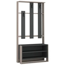 Mobili Da Ingresso|Ingresso > Dmora Mobile per ingresso da parete 50x190h cm - Maura Bianco