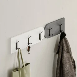 Mobile per ingresso sospeso 3 ante grigio e bianco 104x52h cm - Riga