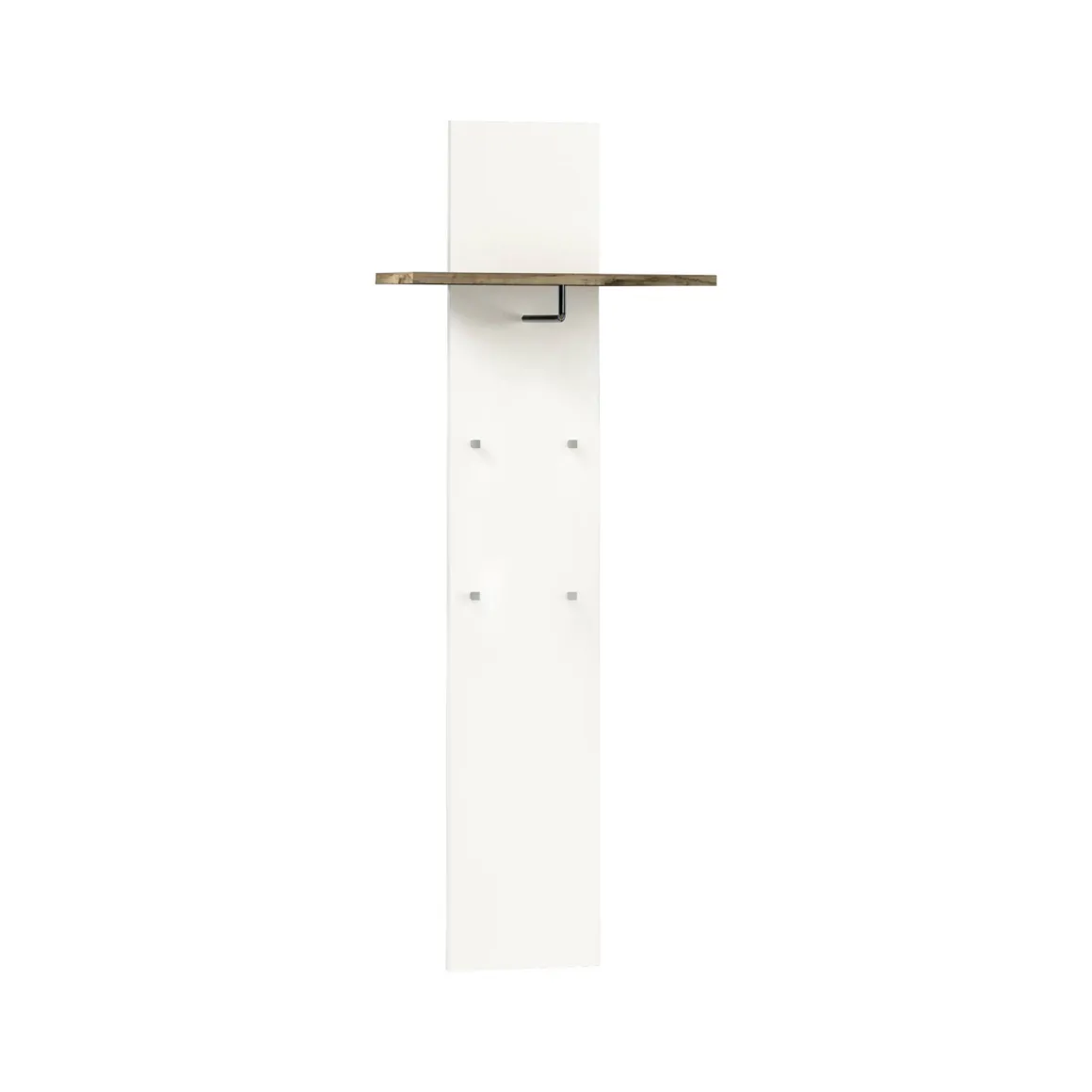 Mobili Da Ingresso|Ingresso > Dmora Mobile per ingresso sospeso bianco lucido e ardesia 120x100h cm - Mugello Grigio Ardesia, Bianco Lucido