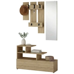 Mobile per ingresso sospeso quercia 30x99h cm - Gert