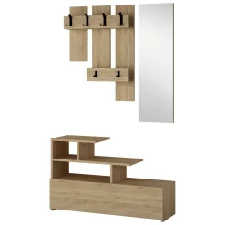Mobile per ingresso sospeso quercia 30x99h cm - Gert
