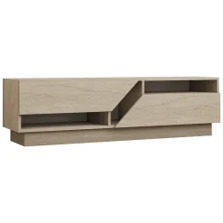 Mobile Porta tv Beige Marmo 2 Ripiani 2 Ante 160x40x45h cm, 5 Vani - Spilinga