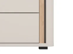 Mobili Porta Tv > Dmora Mobile Porta tv Beige Marrone 4 Cassetti un Ripiano 176.5x40x52h cm, Apertura Scorrevole - Terenzo Marrone, Beige