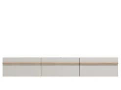 Mobile Porta tv Beige Marrone Rovere un Ripiano 3 Ante 192x41.5x32h cm, 3 Vani - Paitone