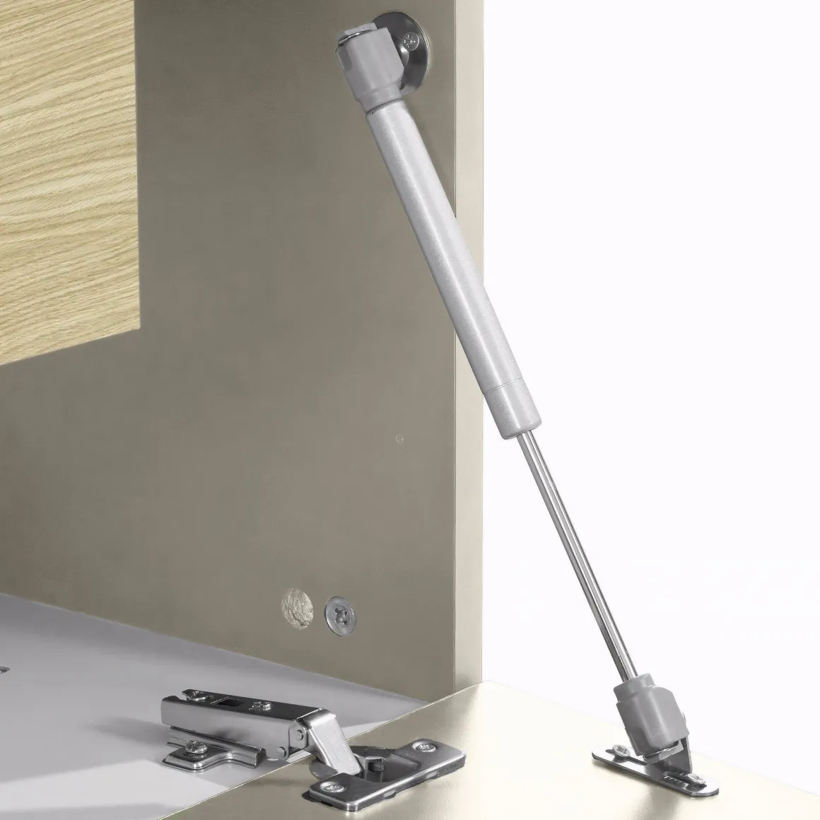 Mobile Porta tv Beige 3 Ripiani 4 Vani 200x45x51.5h cm, 3 Ante - Cassino