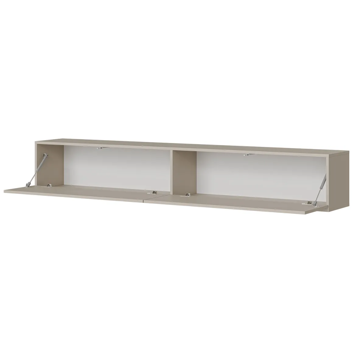 Mobile Porta tv Beige un Ripiano 2 Ante 200x32x32h cm, un Vano - Mocogno